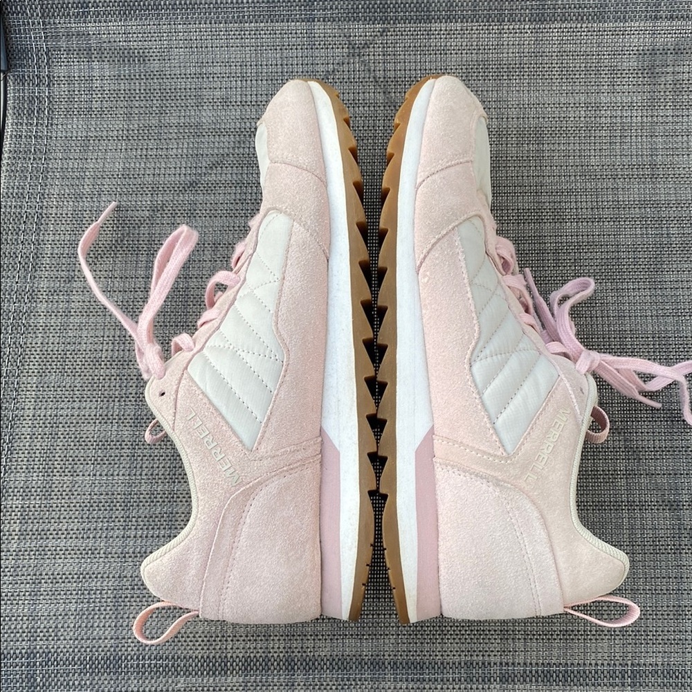 Merrell Alpine Women's Pink and White Sneakers Lace-up Women’s Size 10 - Picture 15 of 15